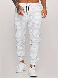 Max Trendy Men's Sweatpants-White-S-State of Style
