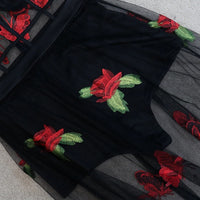 Maxi dress with floral embroidery and spaghetti straps – Rosalie-S-State of Style