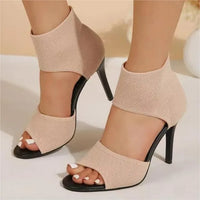 Maya - Orthopedische Beige Elegante Hakken-Wit-35-State of Style