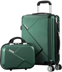 3-Piece Hard-Shell Spinner Luggage Set with TSA Lock and Organised Interior
