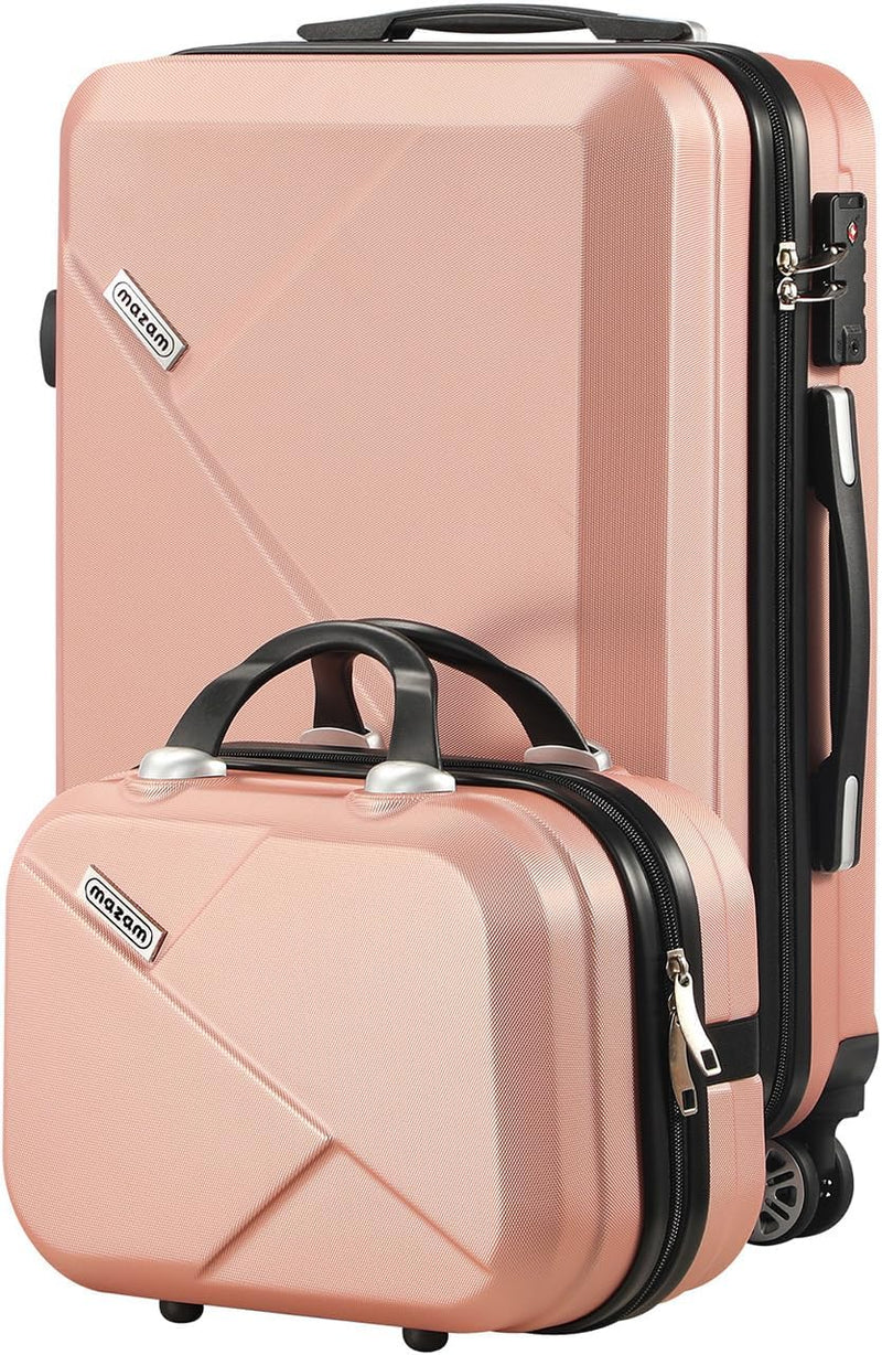 3-Piece Hard-Shell Spinner Luggage Set with TSA Lock and Organised Interior