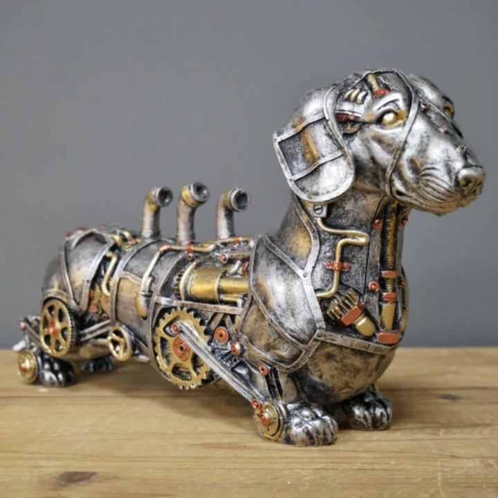 Mechanical Punk Animal Sculptures - GearBeast-Dachshund-State of Style