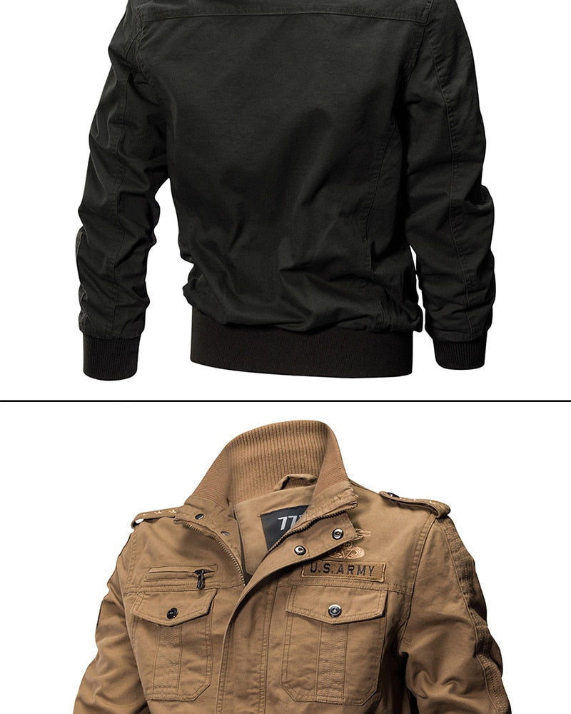 MechielsJacket | Men's Stylish & Functional Jacket-Khaki-M-State of Style