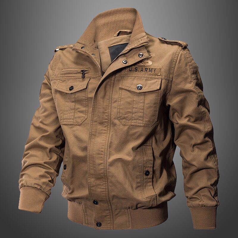 MechielsJacket | Men's Stylish & Functional Jacket-Khaki-M-State of Style