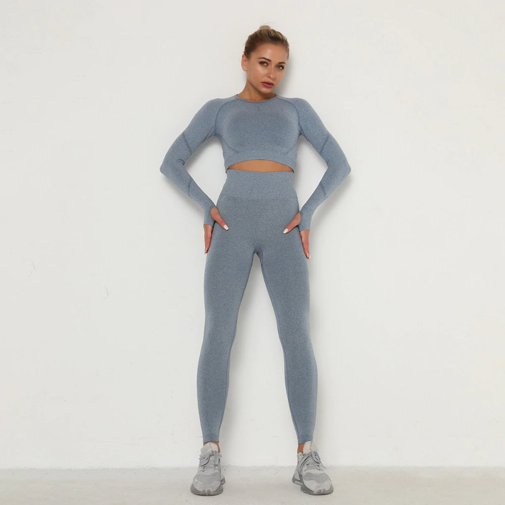 MelissasSet | Women's Premium Yoga Kit-Blue-XS-State of Style