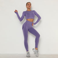 MelissasSet | Women's Premium Yoga Kit-Dark Purple-XS-State of Style