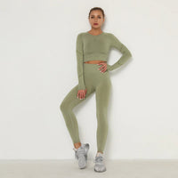 MelissasSet | Women's Premium Yoga Kit-Olive Green-XS-State of Style