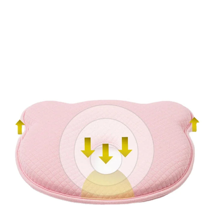 Memory Foam Baby Pillow – ErgoNest-Pink-State of Style