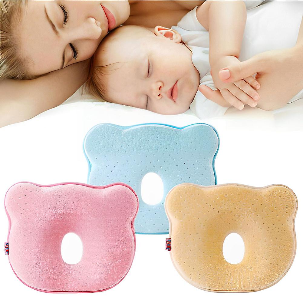 Memory Foam Baby Pillow – ErgoNest-Pink-State of Style