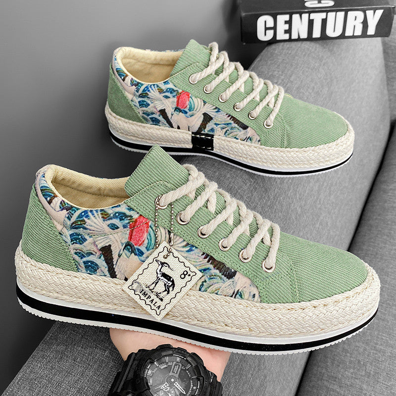 Men's Aztec Sneakers – Mateo-Green-6-State of Style