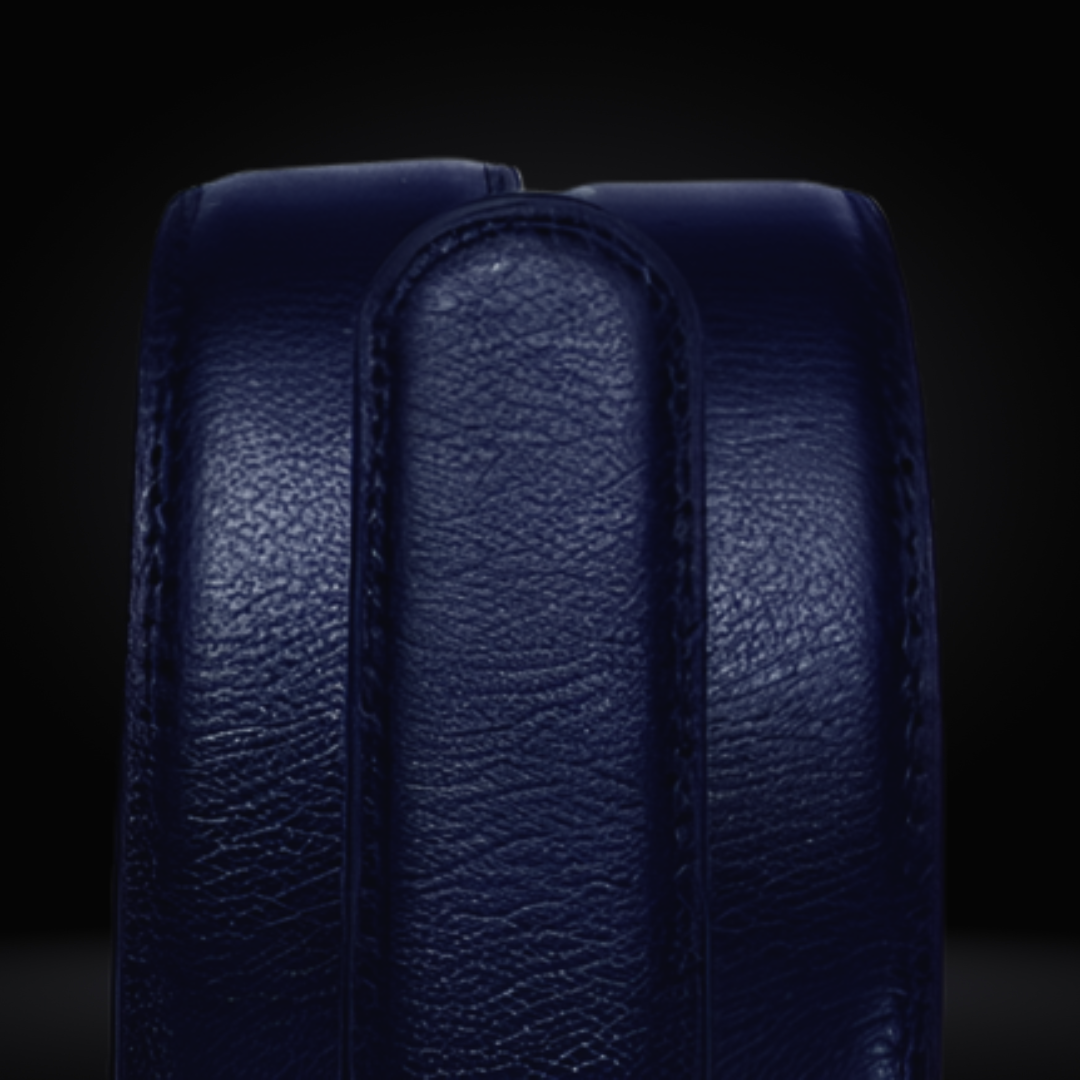 Men's Belt with Automatic Buckle - SnapFit Belt-Black-State of Style