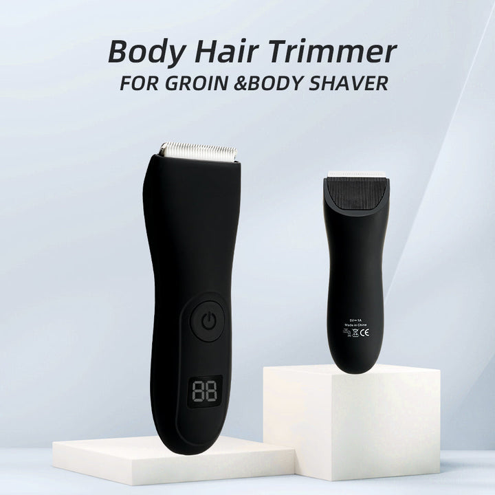 MEN'S BODY HAIR TRIMMER AND LADIES' SHAVER WITH BIKINI AND GROIN GROOMER-State of Style