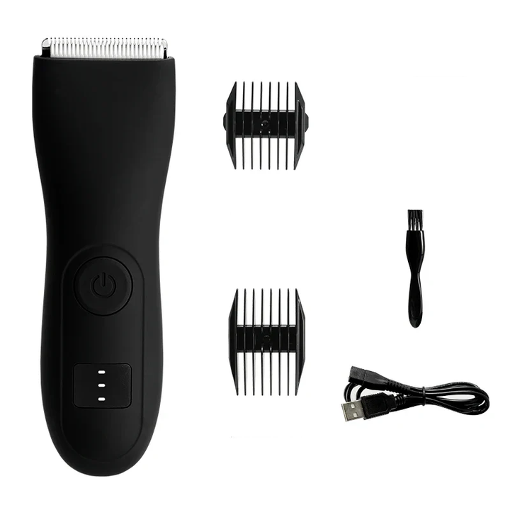 MEN'S BODY HAIR TRIMMER AND LADIES' SHAVER WITH BIKINI AND GROIN GROOMER-State of Style