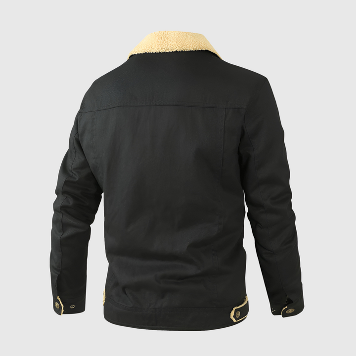 Men's Bomber Jacket - Logan-Black-S-State of Style