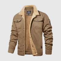 Men's Bomber Jacket - Logan-Khaki-S-State of Style