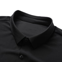 Men's Button-Up Polo Shirt | Classic & Comfortable-Black-XS-State of Style