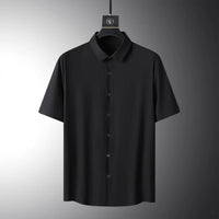 Men's Button-Up Polo Shirt | Classic & Comfortable-Black-XS-State of Style