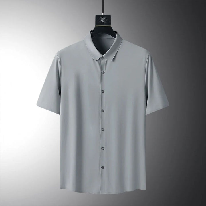 Men's Button-Up Polo Shirt | Classic & Comfortable-Gray-XS-State of Style
