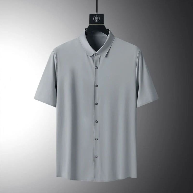 Men's Button-Up Polo Shirt | Classic & Comfortable-Gray-XS-State of Style