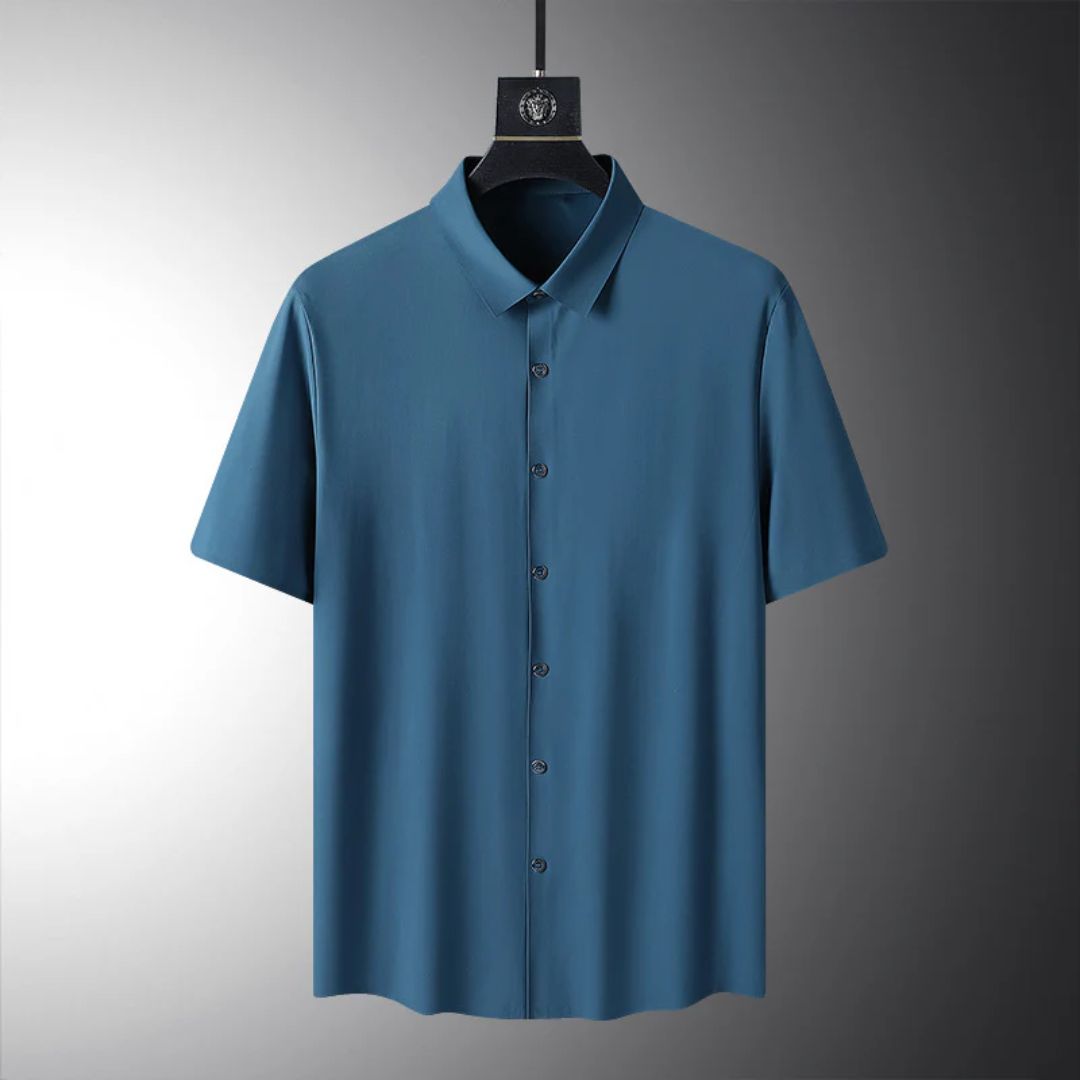Men's Button-Up Polo Shirt | Classic & Comfortable-Teal-XS-State of Style