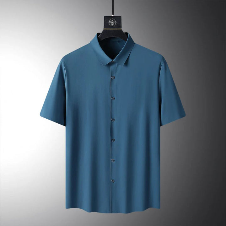 Men's Button-Up Polo Shirt | Classic & Comfortable-Teal-XS-State of Style