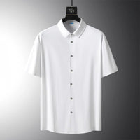 Men's Button-Up Polo Shirt | Classic & Comfortable-White-XS-State of Style