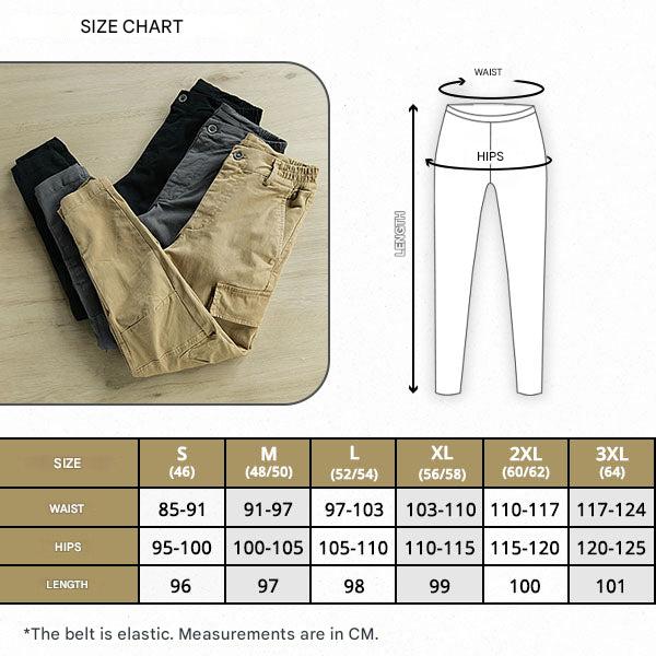 Men's Cargo Outdoor Trousers – Marco-Black-M-State of Style