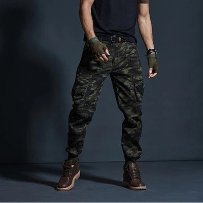 Men’s Cargo Pants - Max-Dark Green-S-State of Style