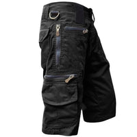 Men's Cargo Shorts - TrailTrek-Black-S-State of Style