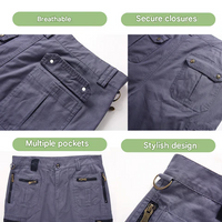Men's Cargo Shorts - TrailTrek-Grey-S-State of Style