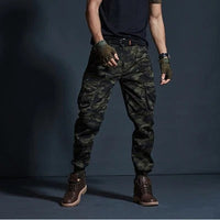 Men's Cargo Trousers - Max-Dark Green-S-State of Style