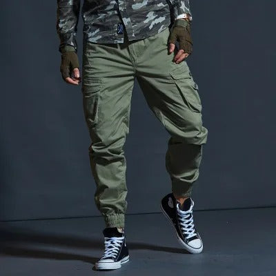 Men's Cargo Trousers - Max-Green-S-State of Style