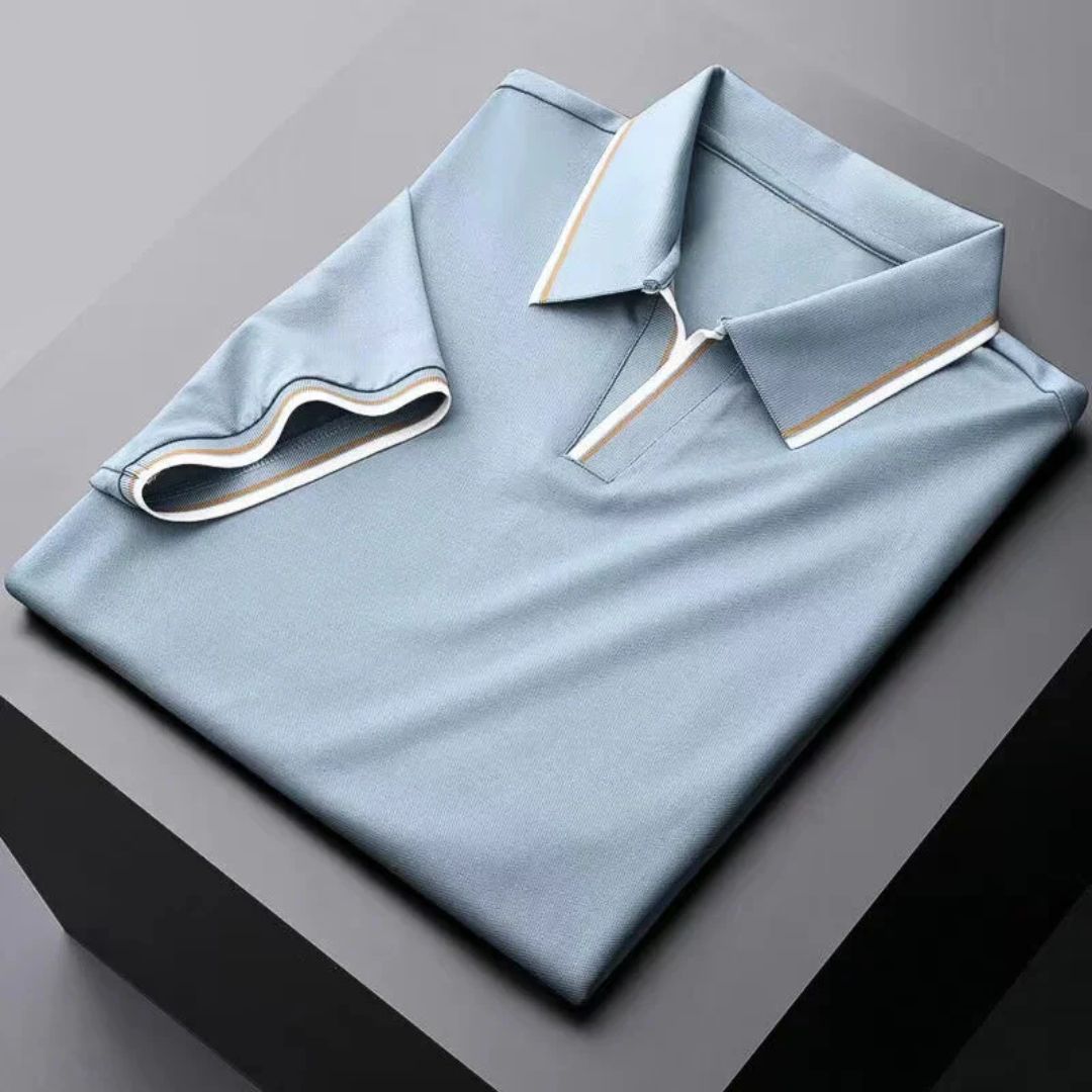 Men's Classic Fit Polo Shirt | Comfortable and Stylish-Light Blue-S-State of Style