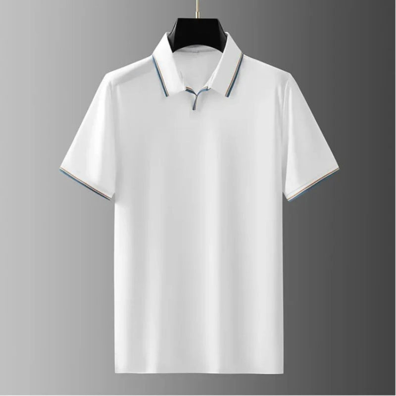 Men's Classic Fit Polo Shirt | Comfortable and Stylish-White-S-State of Style