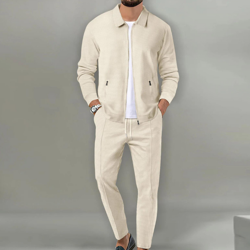 Men's Clothing Set - Felix-Beige-S-State of Style