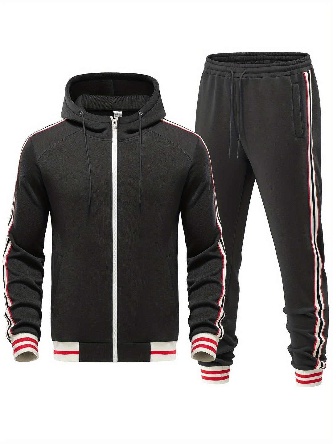 Men's Comfortable Tracksuit - Damon-Black-S-State of Style