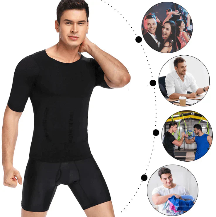 Men's Compression Shorts - CoreFlex-Black-S-State of Style