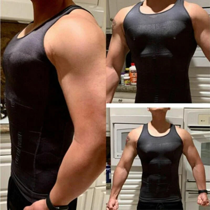 Men's Compression Undershirt – Massimo-Black-S-State of Style