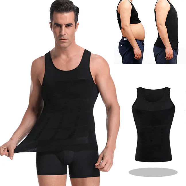 Men's Compression Undershirt – Massimo-Black-S-State of Style
