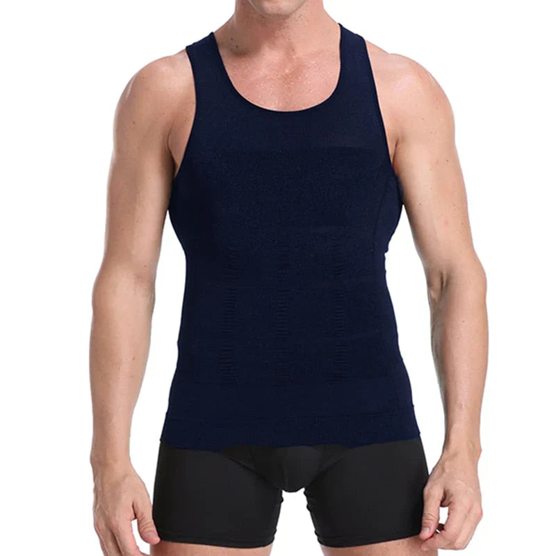 Men's Compression Undershirt – Massimo-Blue-S-State of Style