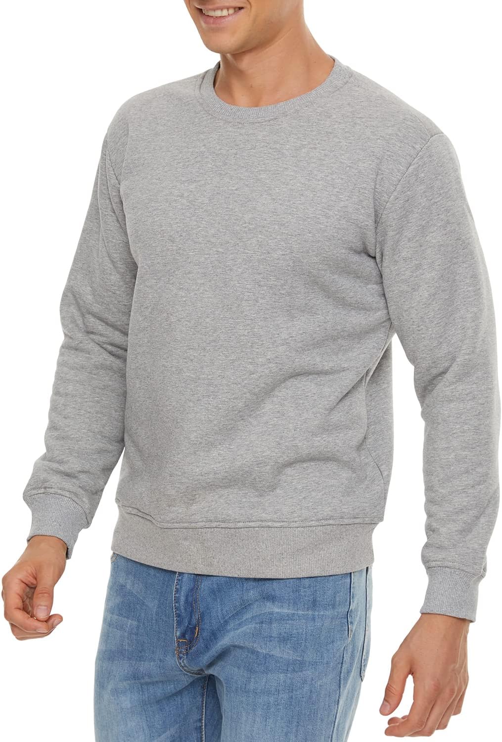 Men's Fleece Sweatshirt - Liam-Green-S-State of Style
