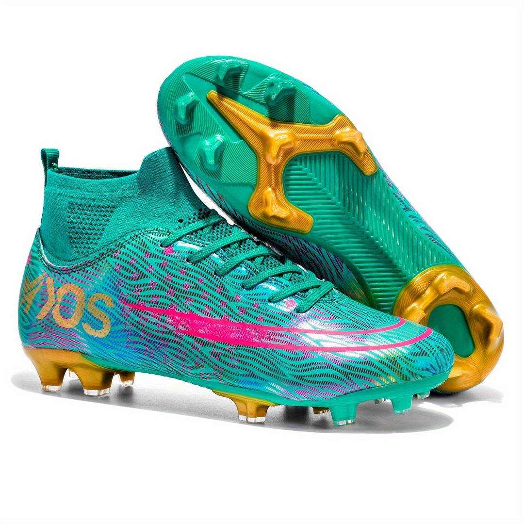 Men's Football Boots with Grip & High Ankle Design – Dario-Moonlight-7-State of Style