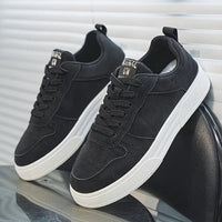 Men's hiking shoes made of suede leather with comfort sole & style – Marco-Black-6-State of Style