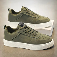 Men's hiking shoes made of suede leather with comfort sole & style – Marco-Green-6-State of Style