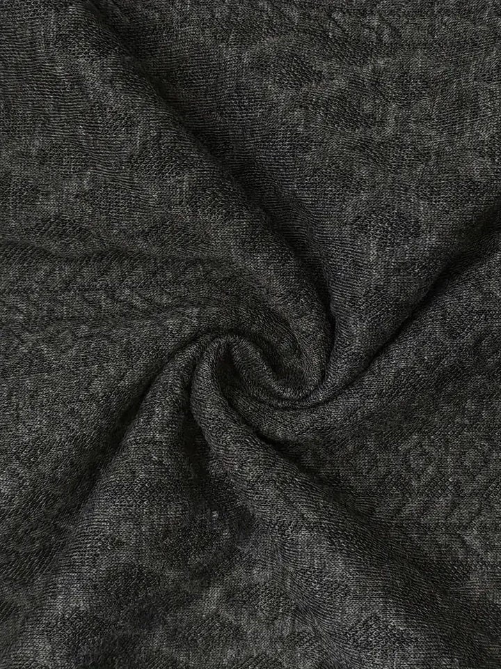 Men's Knitted Outdoor Sweater with Patches - Logan-Black-S-State of Style