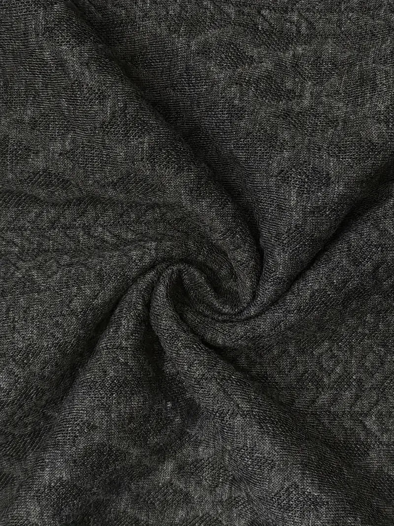 Men's Knitted Outdoor Sweater with Patches - Logan-Black-S-State of Style