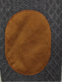 Men's Knitted Outdoor Sweater with Patches - Logan-Black-S-State of Style