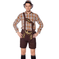 Men’s Lederhosen Eduardo – Traditional Bavarian Oktoberfest Outfit-M-State of Style