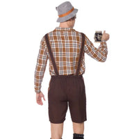 Men’s Lederhosen Eduardo – Traditional Bavarian Oktoberfest Outfit-M-State of Style