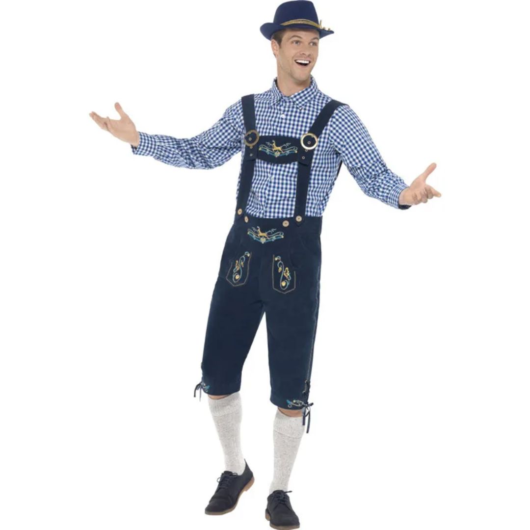 Men’s Lederhosen Elias – Authentic Bavarian Oktoberfest Costume-M-State of Style